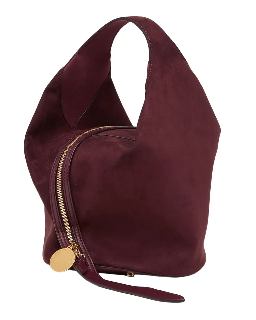 Stella McCartney Appaloosa Small Vegan Suede Bucket Bag