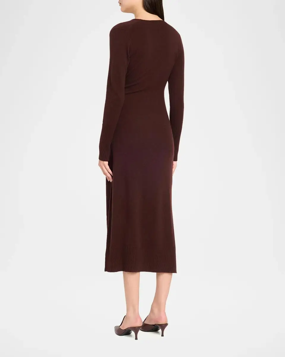 Veronica Beard Salomez Knit Wrap Midi Dress | Thumbnail 3 Veronica Beard Salomez Knit Wrap Midi Dress | Thumbnail 3