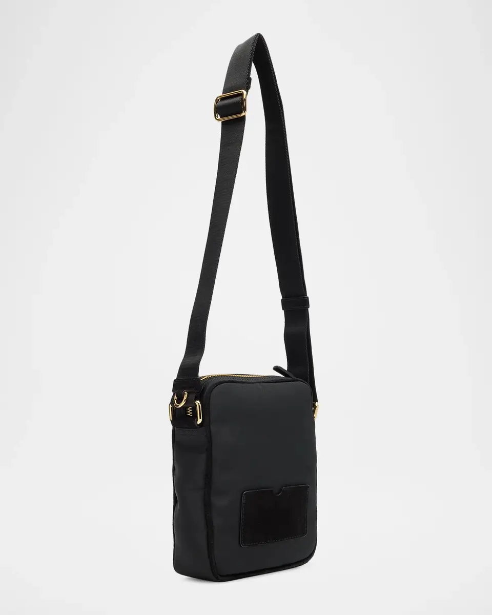 MOSCHINO Men's Metal-Logo Crossbody Bag | Thumbnail 3 MOSCHINO Men's Metal-Logo Crossbody Bag | Thumbnail 3