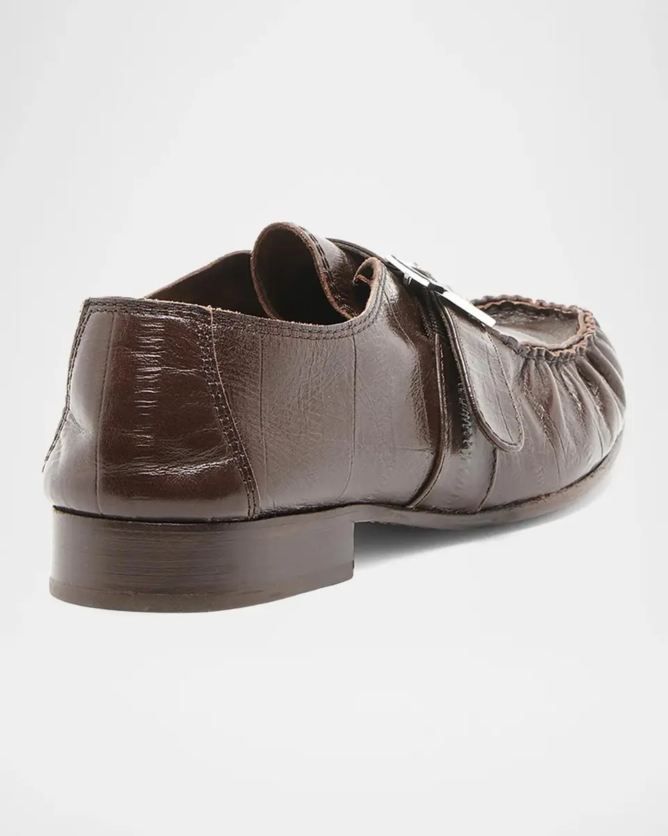 Marni Men's Moccasin Leather Apron Toe Shoes | Thumbnail 2 Marni Men's Moccasin Leather Apron Toe Shoes | Thumbnail 2