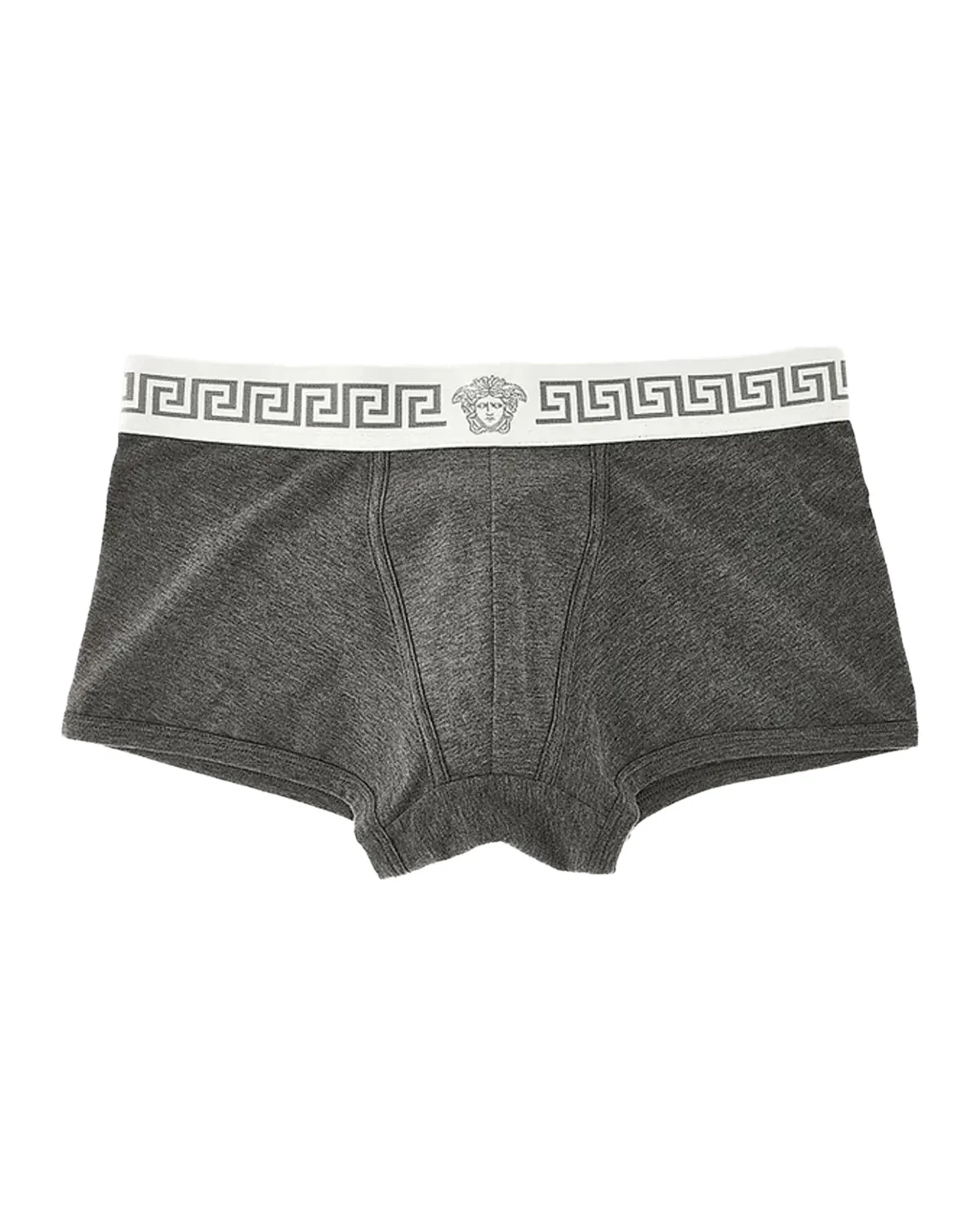 Versace Men's Medusa Head Greco-Trim Jersey Trunk Brief
