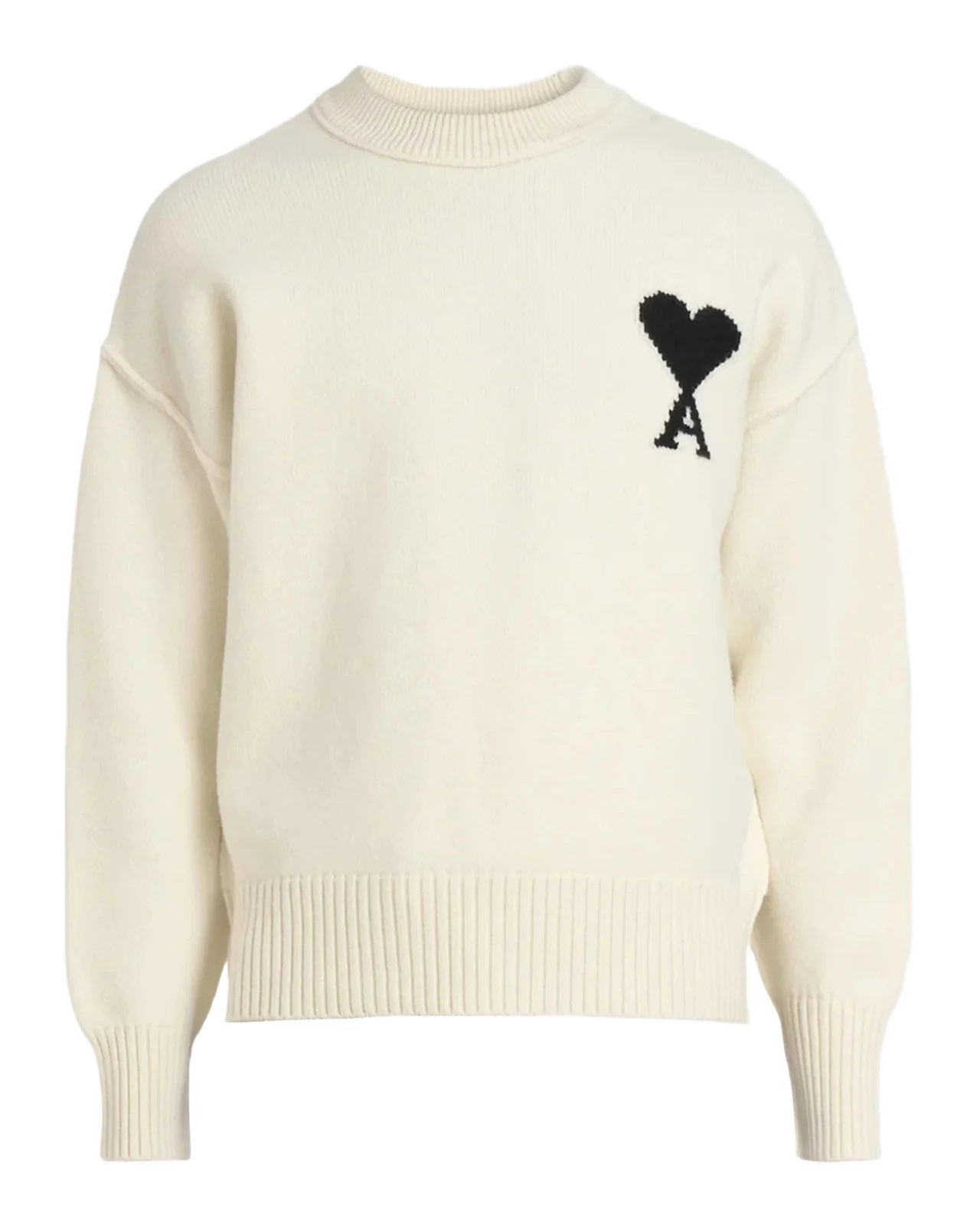 Men's Ami De Coeur Wool Knit Crewneck Sweater