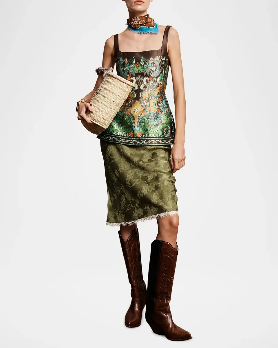 ALÉMAIS Charlotte Sleeveless Square-Neck Top | Thumbnail 2 ALÉMAIS Charlotte Sleeveless Square-Neck Top | Thumbnail 2