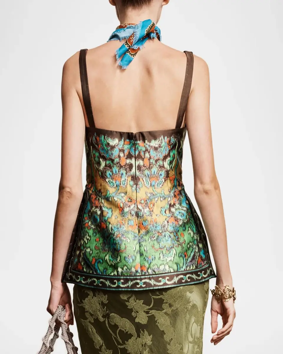 ALÉMAIS Charlotte Sleeveless Square-Neck Top | Thumbnail 3 ALÉMAIS Charlotte Sleeveless Square-Neck Top | Thumbnail 3