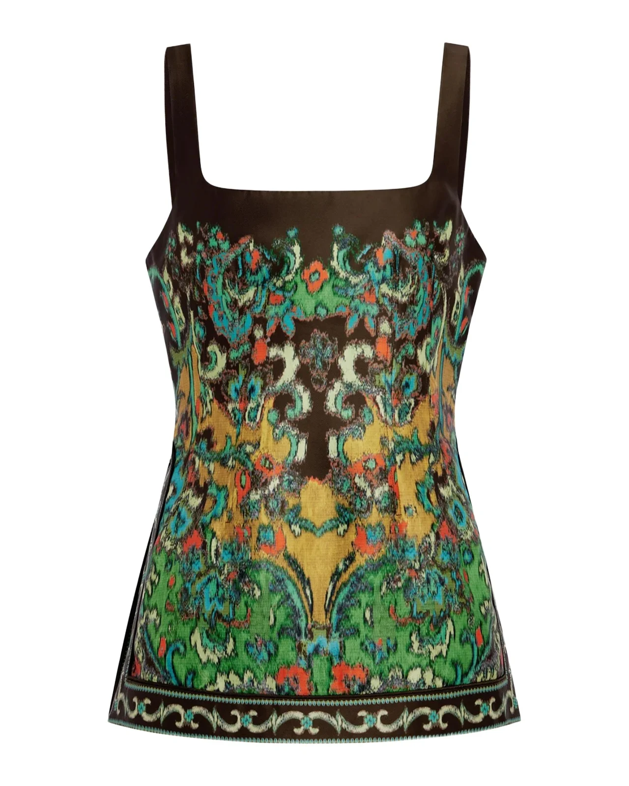 ALÉMAIS Charlotte Sleeveless Square-Neck Top