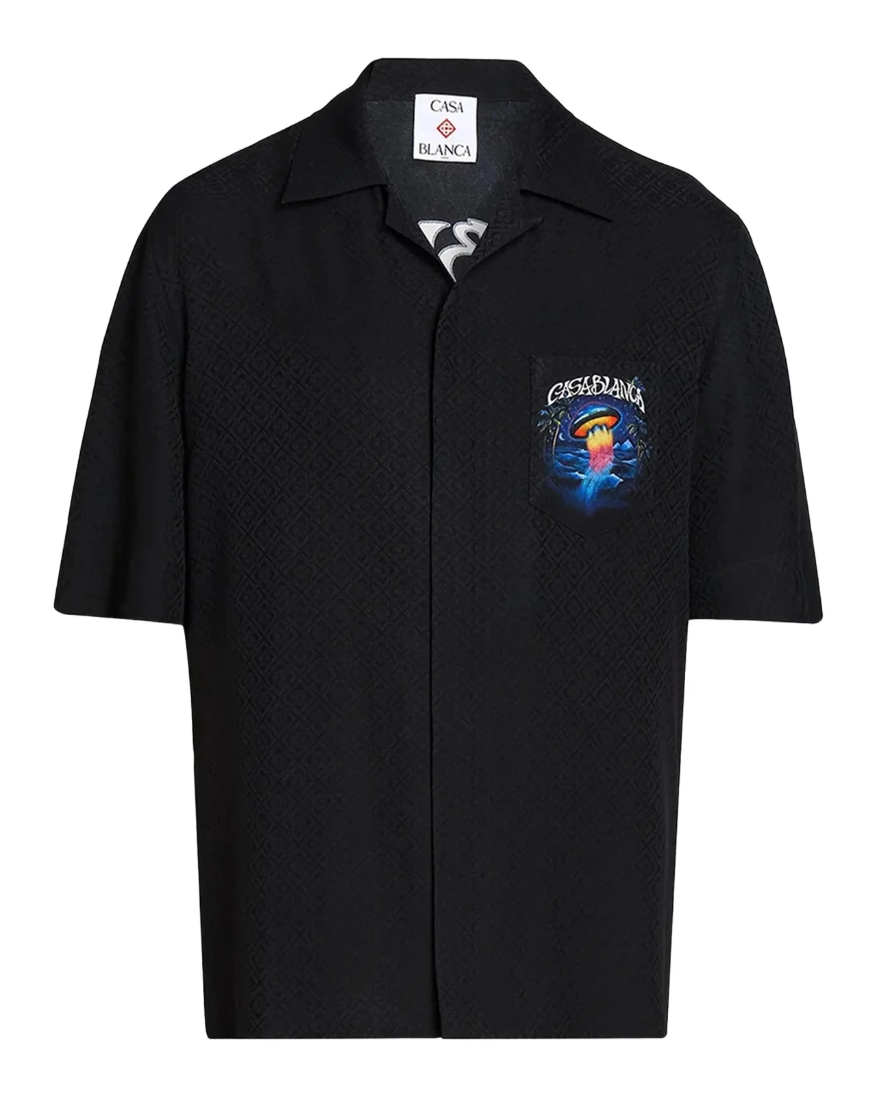 Men's Silk Short-Sleeve Camp Shirt Men's Silk Short-Sleeve Camp Shirt