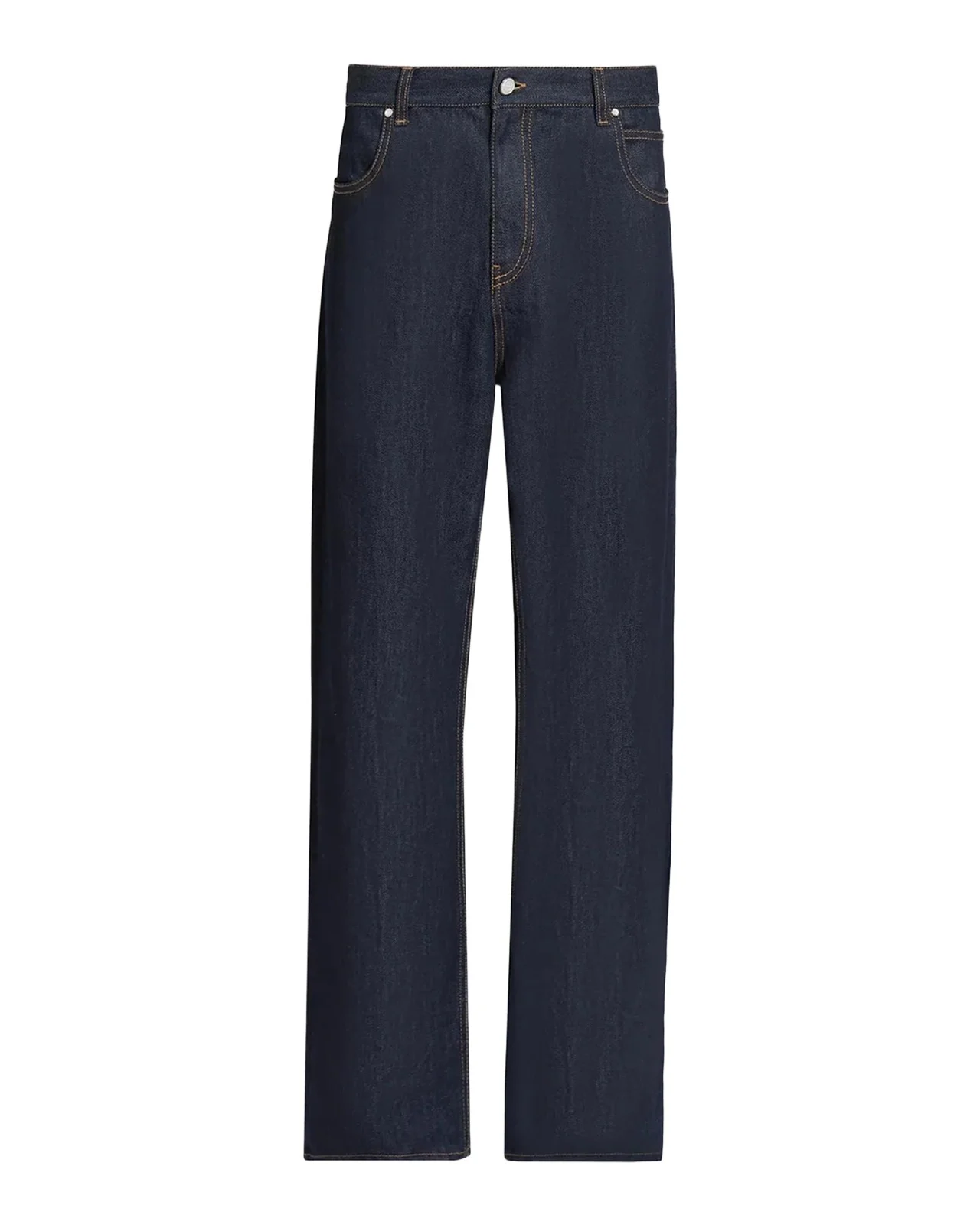 Casablanca Men's Raw Denim Baggy Jeans