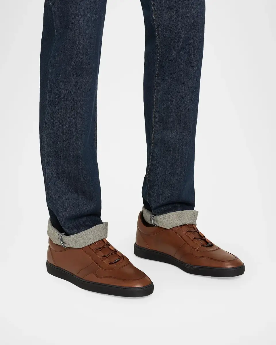 Tod's Men's Leather Slip-On Sneakers | Thumbnail 2 Tod's Men's Leather Slip-On Sneakers | Thumbnail 2