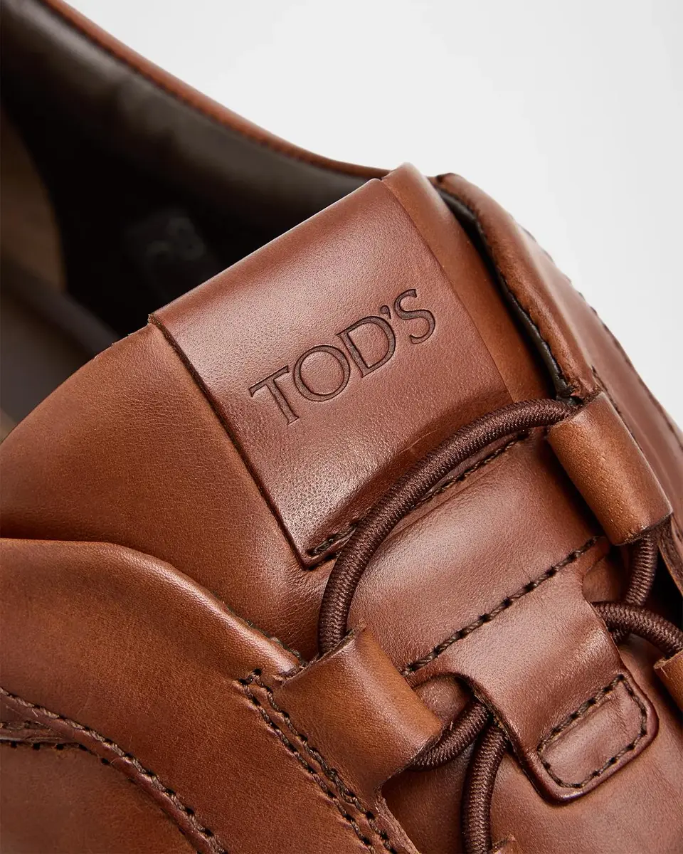 Tod's Men's Leather Slip-On Sneakers | Thumbnail 6 Tod's Men's Leather Slip-On Sneakers | Thumbnail 6