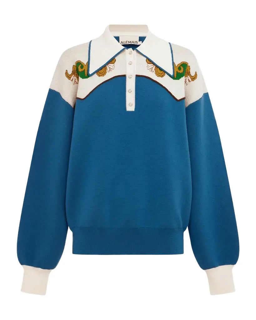 ALÉMAIS Lasso Knit Polo