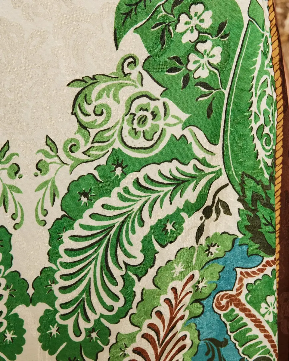 ALÉMAIS Florence Botanical Jacquard Maxi Skirt | Thumbnail 3