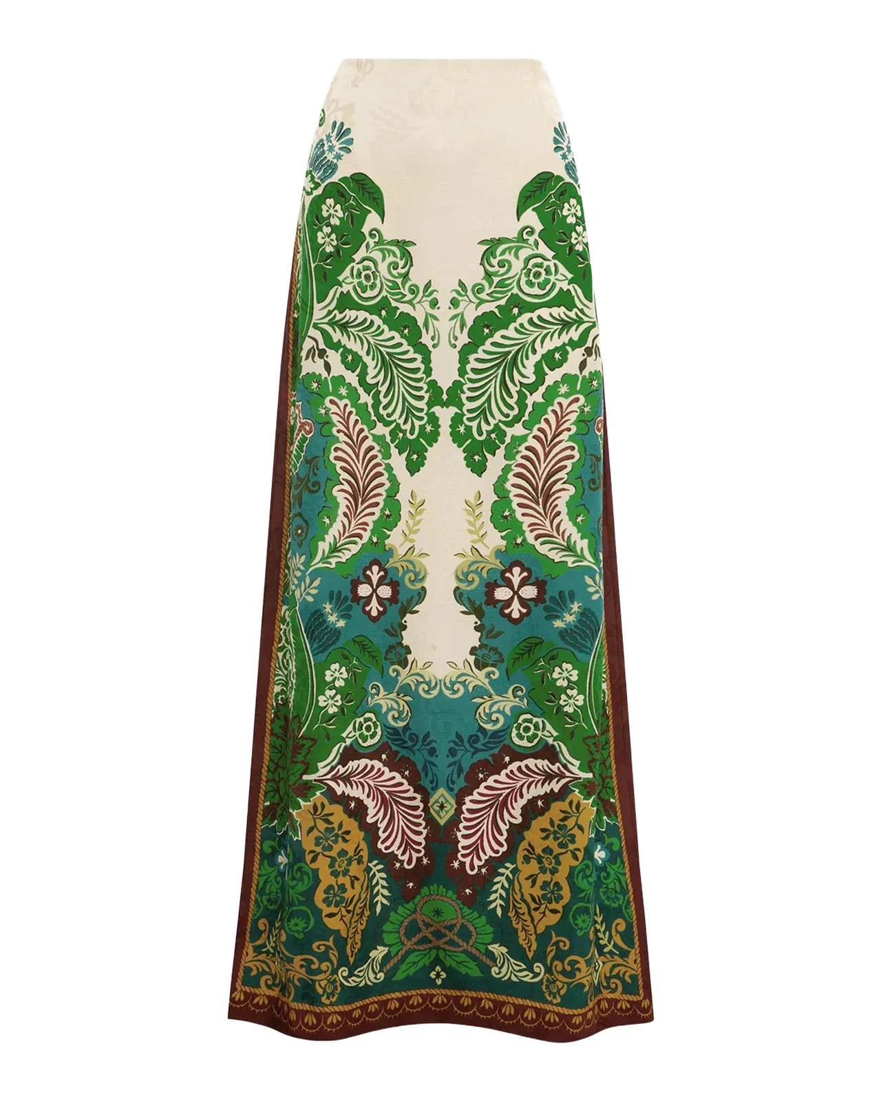 ALÉMAIS Florence Botanical Jacquard Maxi Skirt