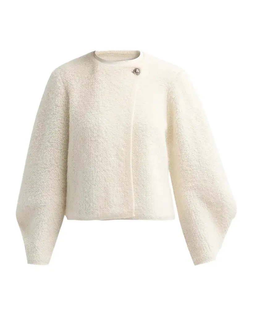 Fida Wool-Blend Blouson Cardigan Fida Wool-Blend Blouson Cardigan