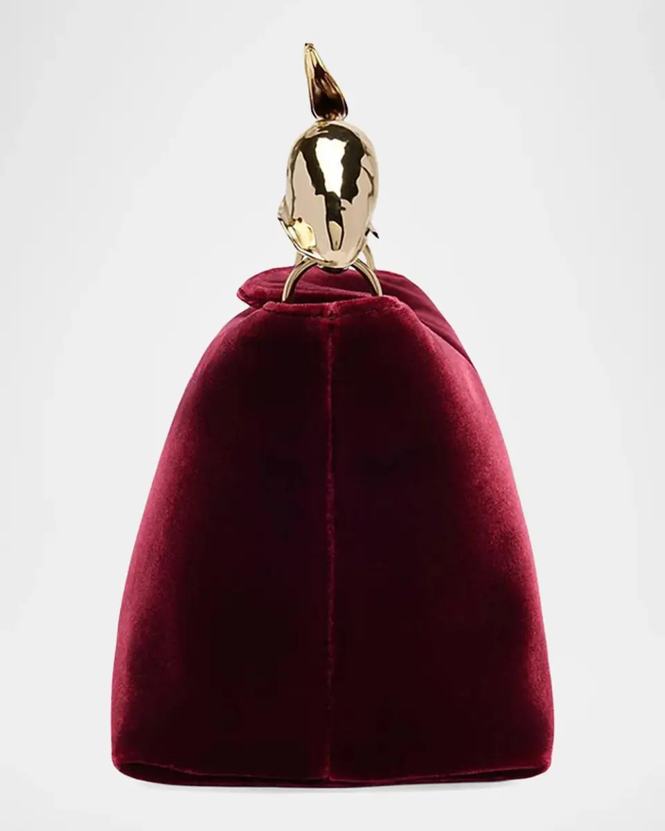 Erdem Bloom Mini Velvet Top Handle Bag | Thumbnail 6 Erdem Bloom Mini Velvet Top Handle Bag | Thumbnail 6