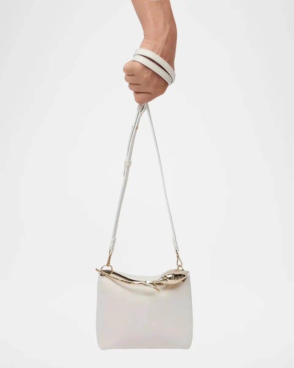 Erdem Bloom Mini Leather Top Handle Bag | Thumbnail 2 Erdem Bloom Mini Leather Top Handle Bag | Thumbnail 2