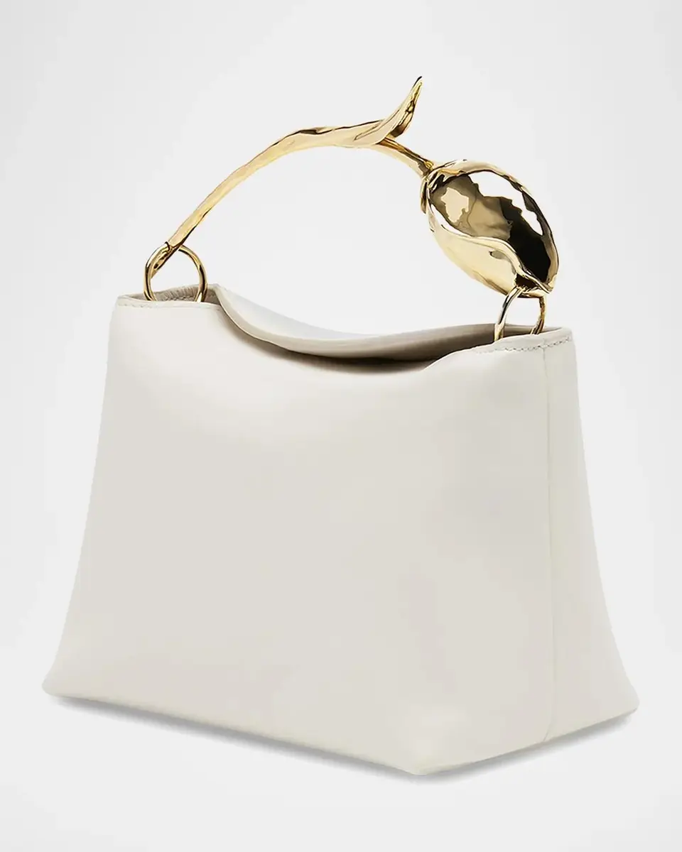 Erdem Bloom Mini Leather Top Handle Bag | Thumbnail 3 Erdem Bloom Mini Leather Top Handle Bag | Thumbnail 3