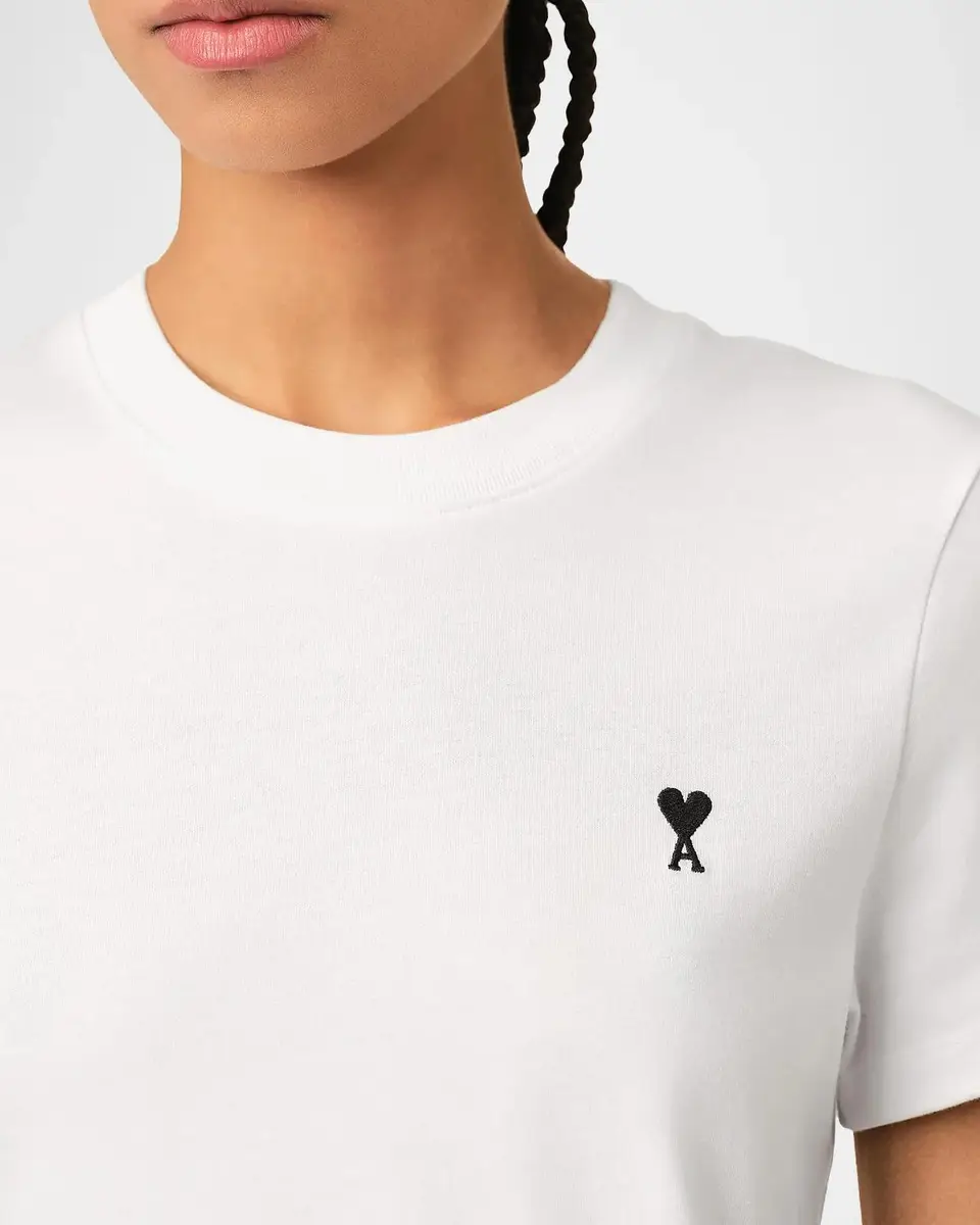 AMI PARIS Logo Cotton T-Shirt | Thumbnail 5