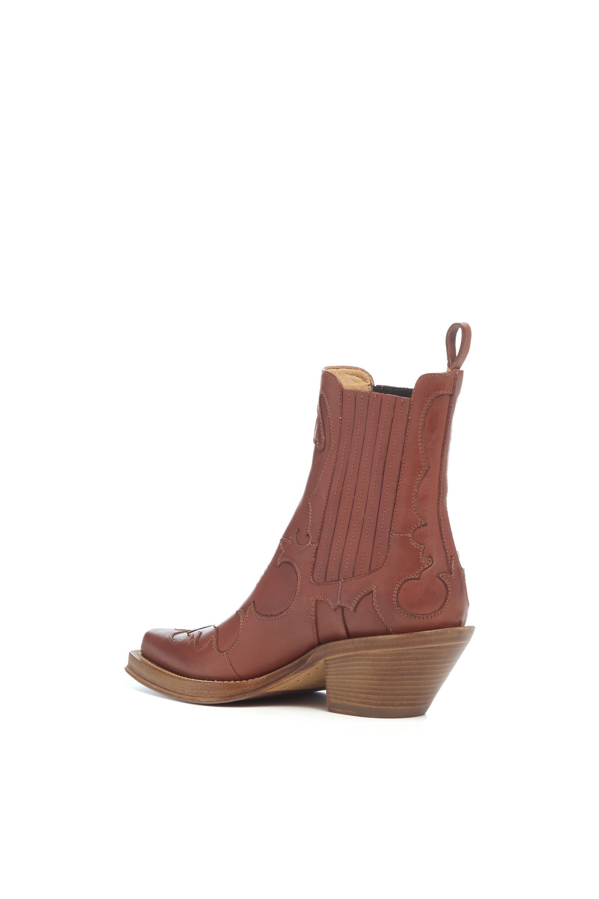 Gabriela Hearst 50mm Cassidy Leather Cowboy Ankle Boots | Thumbnail 3