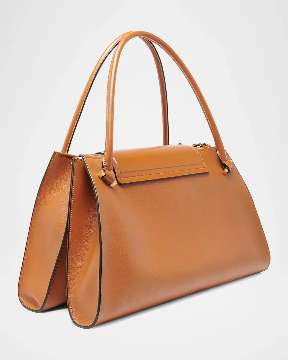 Versace Severine Large Leather Top Handle | Thumbnail 3