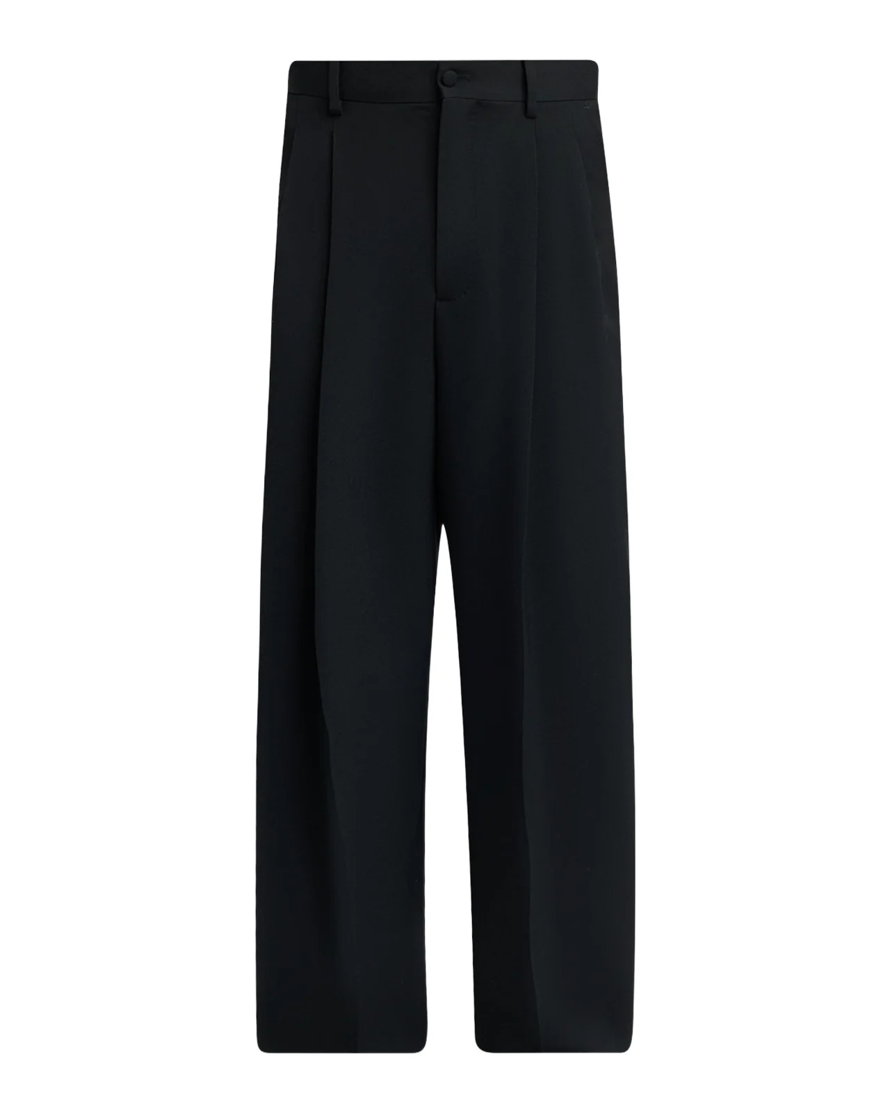 Dolce & Gabbana Men's Wool Gabardina Wide-Leg Pants
