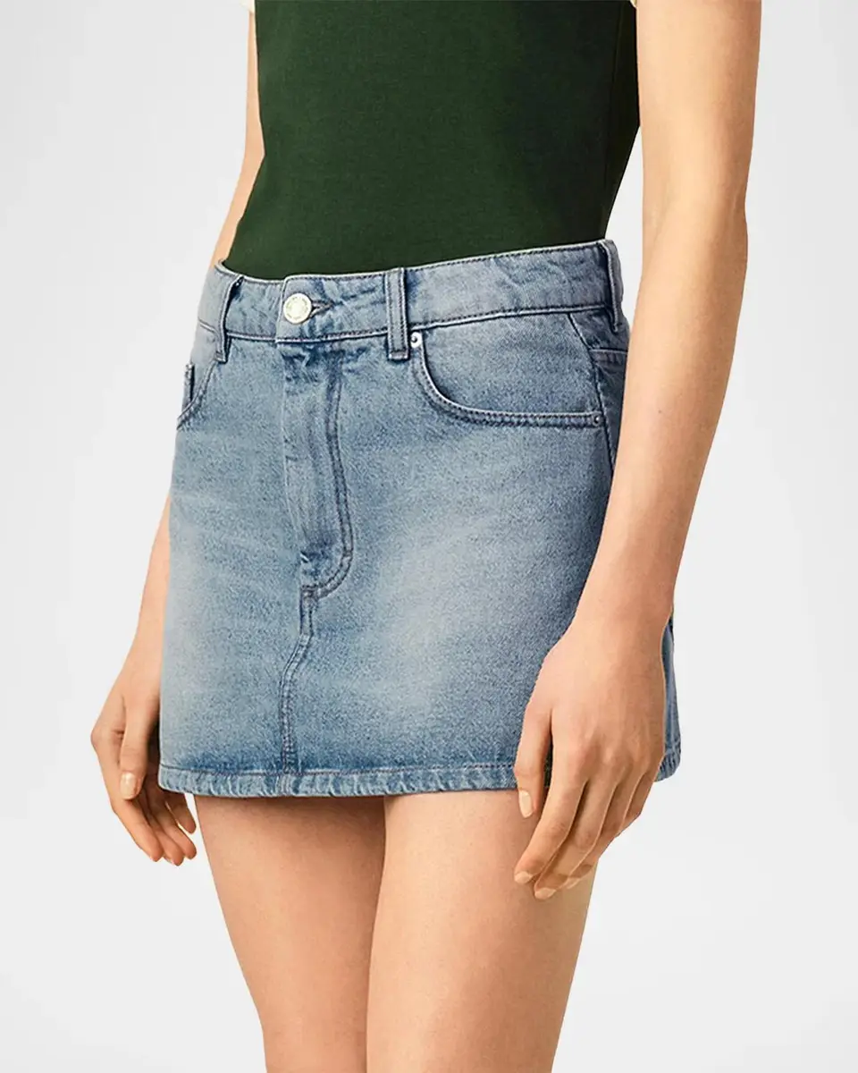AMI PARIS Denim Mini Skirt | Thumbnail 6 AMI PARIS Denim Mini Skirt | Thumbnail 6