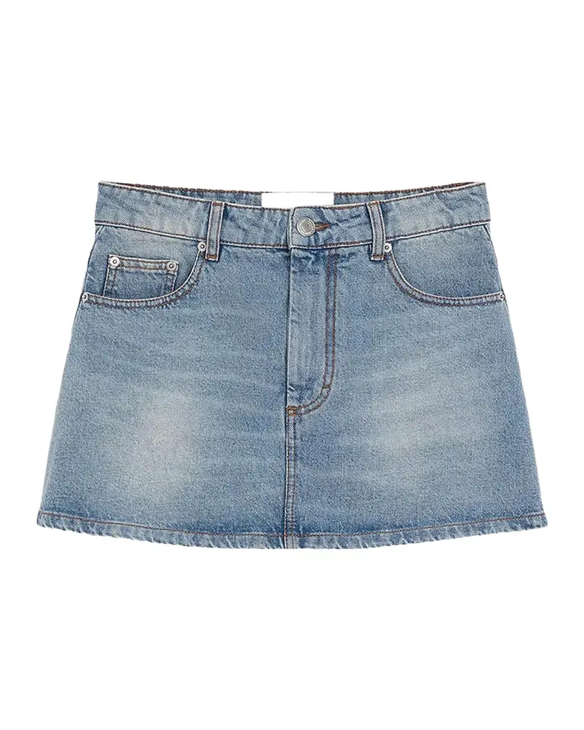 AMI PARIS Denim Mini Skirt