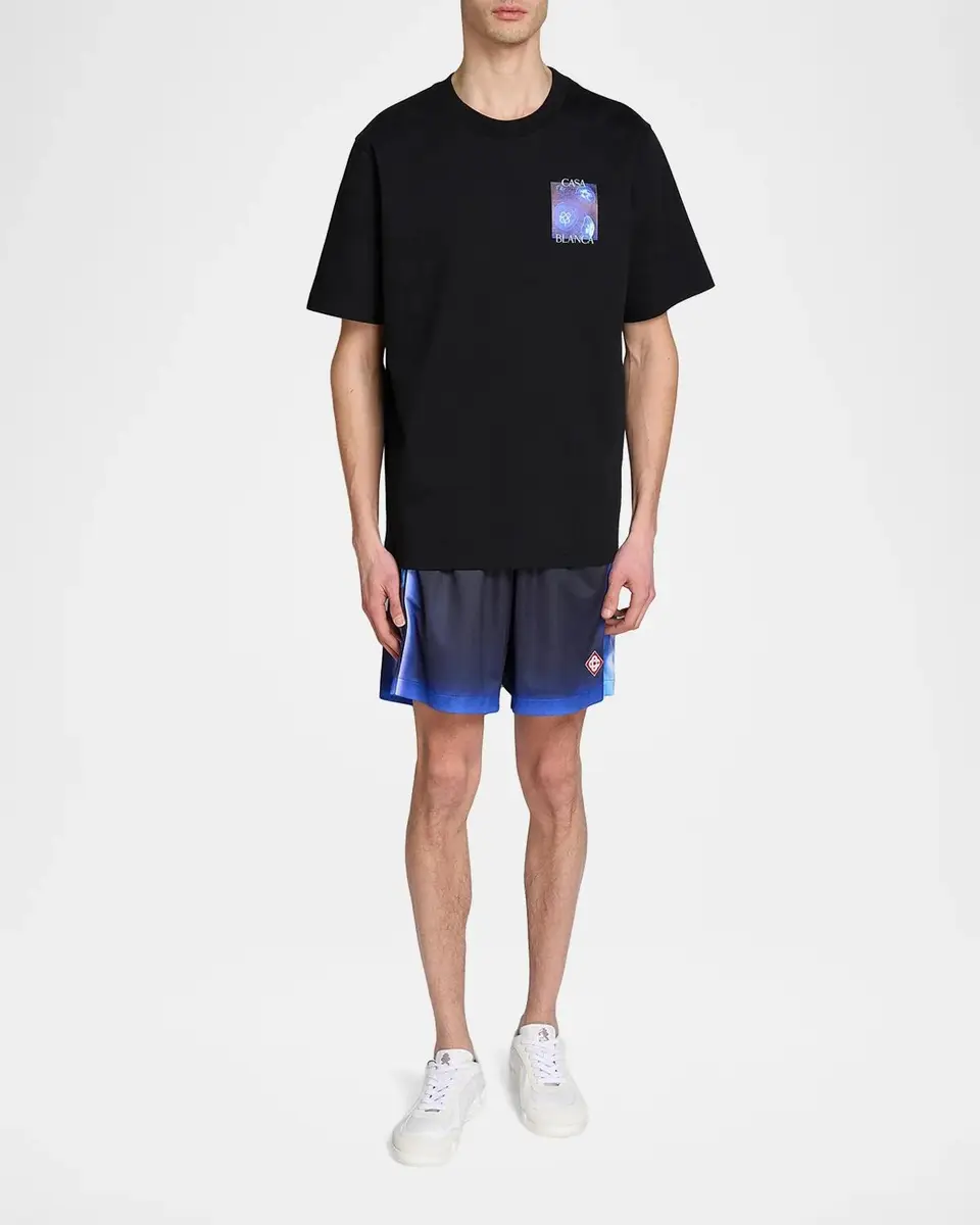 Casablanca Men's Meduse Sportive Printed Cotton T-Shirt | Thumbnail 2 Casablanca Men's Meduse Sportive Printed Cotton T-Shirt | Thumbnail 2