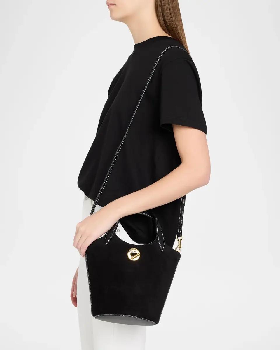 Veronica Beard Anchor Suede Top-Handle Bag | Thumbnail 2 Veronica Beard Anchor Suede Top-Handle Bag | Thumbnail 2