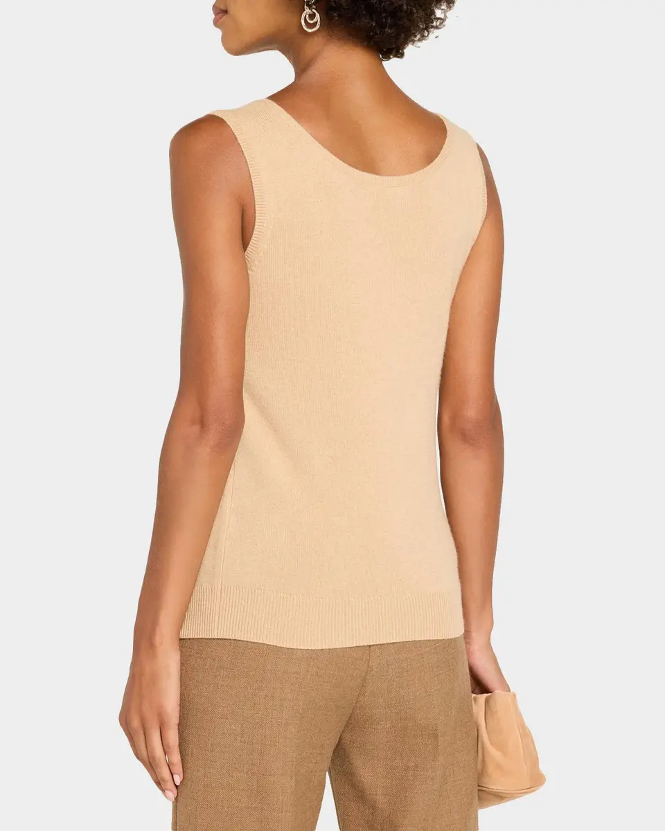 Neiman Marcus Cashmere Collection Cashmere Tank Top | Thumbnail 3 Neiman Marcus Cashmere Collection Cashmere Tank Top | Thumbnail 3
