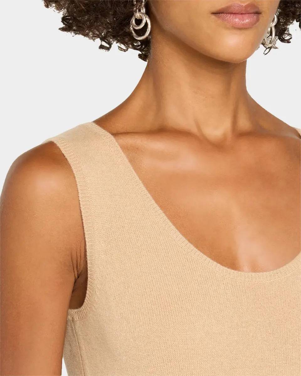 Neiman Marcus Cashmere Collection Cashmere Tank Top | Thumbnail 5 Neiman Marcus Cashmere Collection Cashmere Tank Top | Thumbnail 5