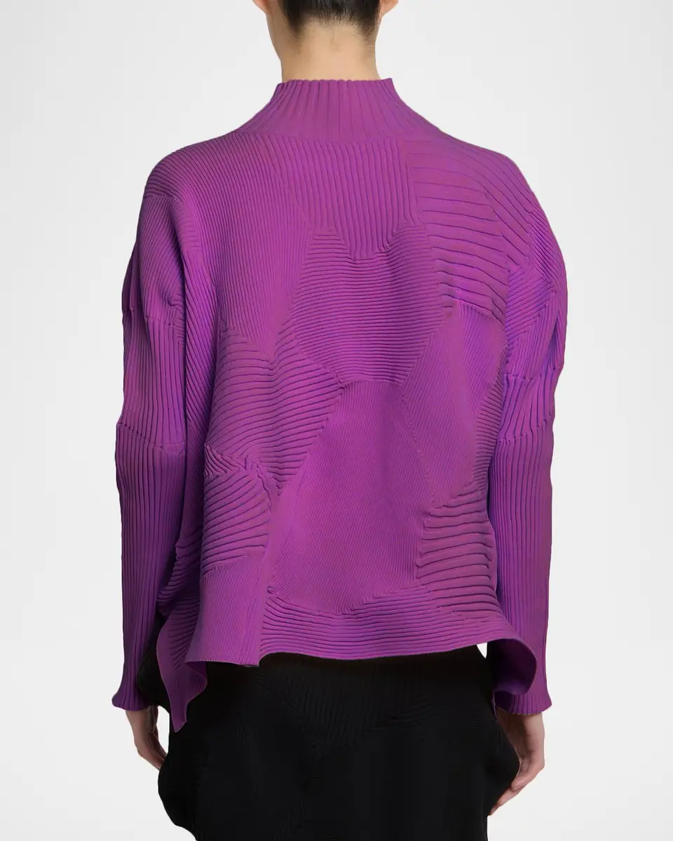 Issey Miyake Kone Kone Rib-Knit Sweater | Thumbnail 3 Issey Miyake Kone Kone Rib-Knit Sweater | Thumbnail 3