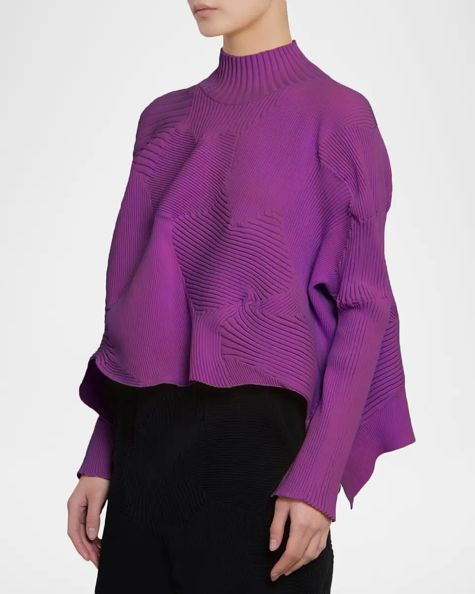 Issey Miyake Kone Kone Rib-Knit Sweater | Thumbnail 5 Issey Miyake Kone Kone Rib-Knit Sweater | Thumbnail 5