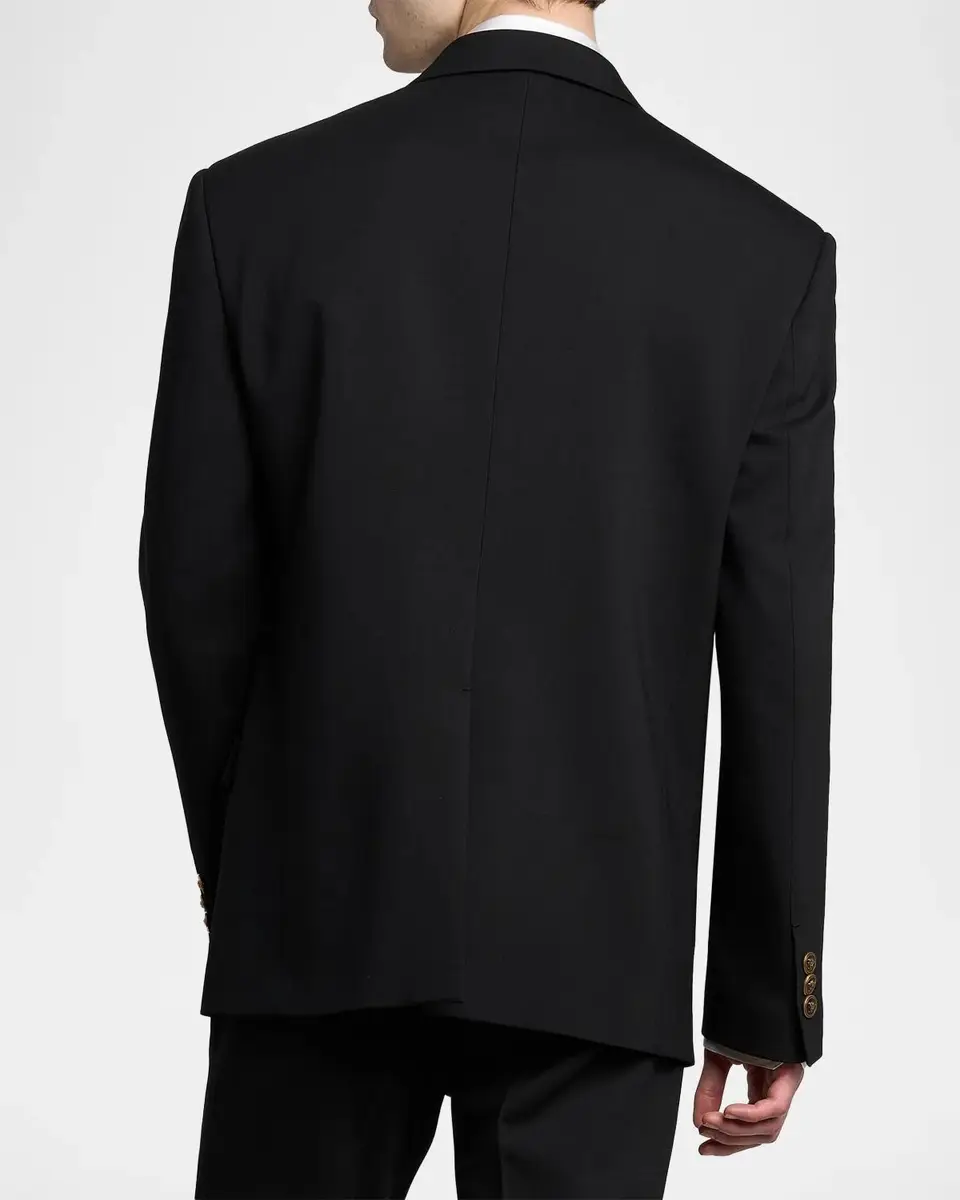 Versace Men's Embellished Stretch Wool Evening Jacket | Thumbnail 3