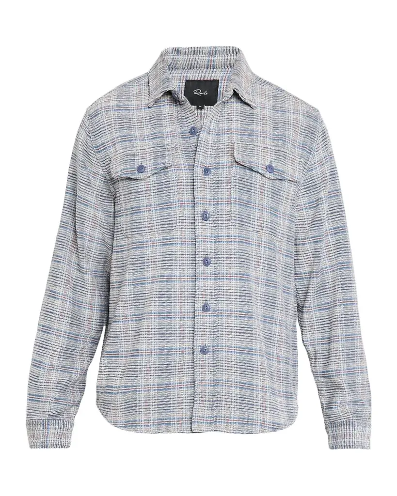 Men's Warren Plaid Button-Front Shirt Men's Warren Plaid Button-Front Shirt