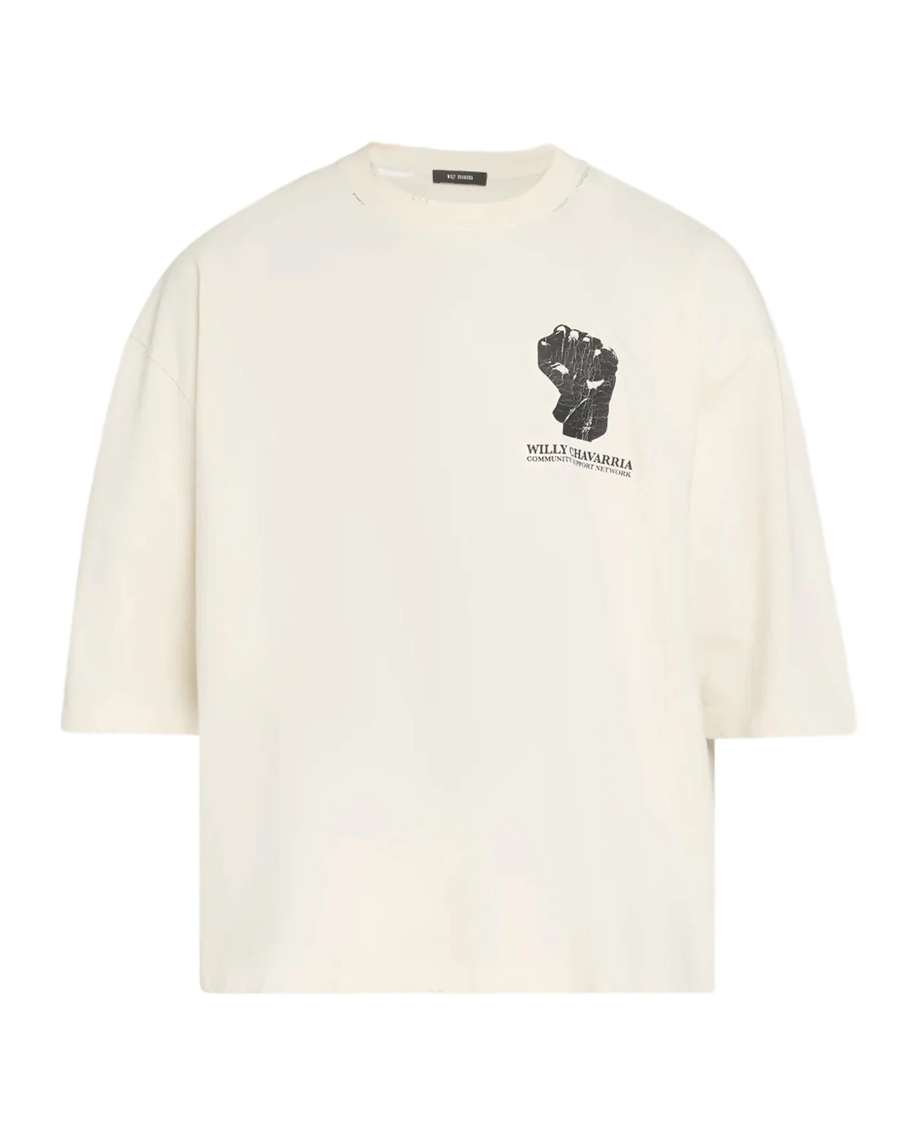 Willy Chavarria Men's Lower Education Cotton T-Shirt | Thumbnail 1 Willy Chavarria Men's Lower Education Cotton T-Shirt | Thumbnail 1