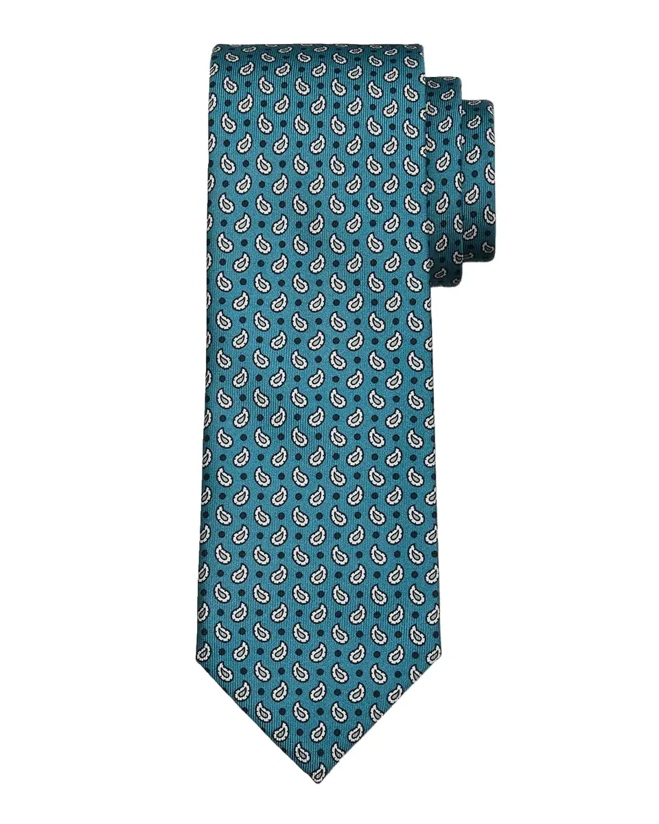 Brioni Men's Micro-Paisley Silk Tie | Thumbnail 2 Brioni Men's Micro-Paisley Silk Tie | Thumbnail 2