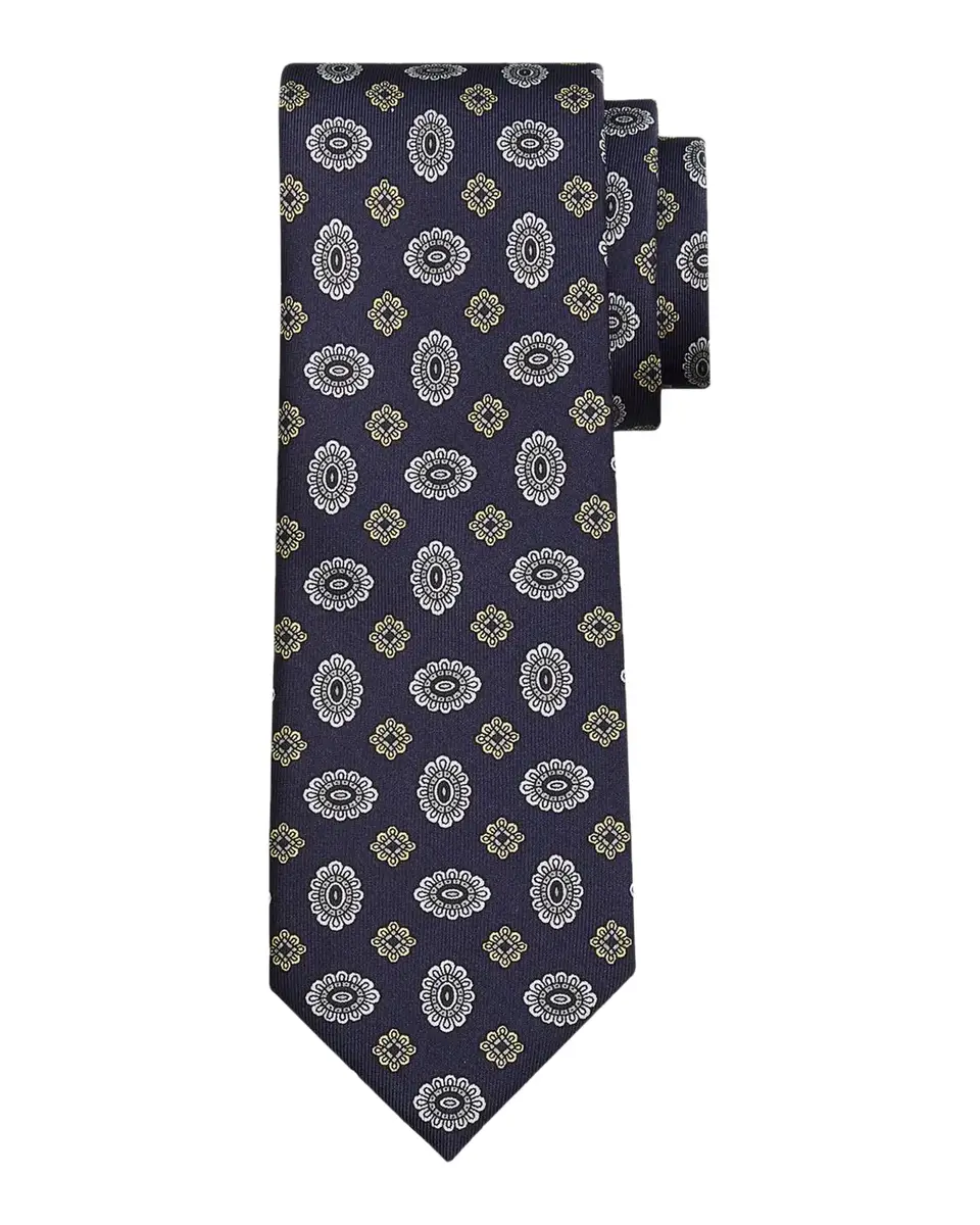 Brioni Men's Medallion Silk Tie | Thumbnail 2