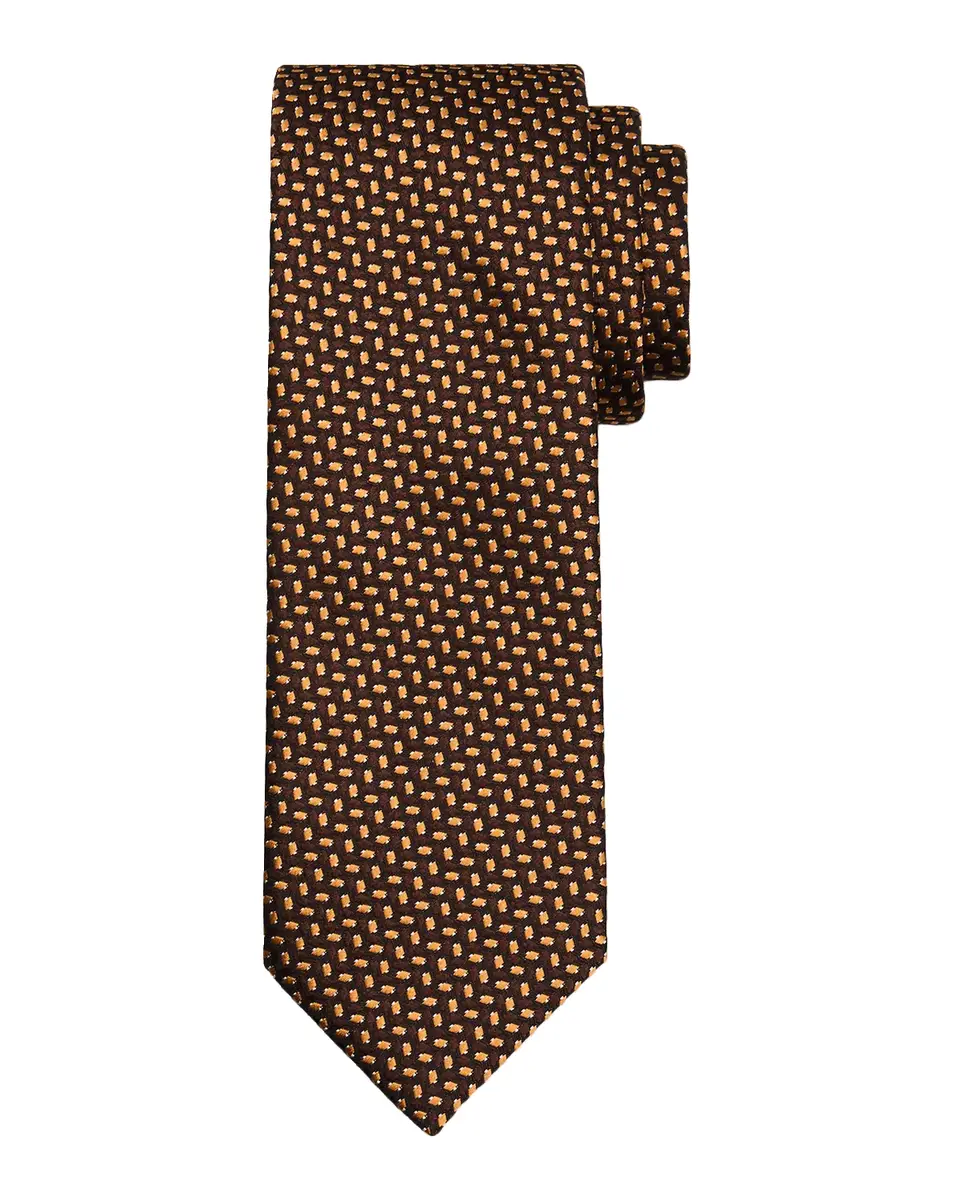 Brioni Men's Micro-Jacquard Silk Tie | Thumbnail 2 Brioni Men's Micro-Jacquard Silk Tie | Thumbnail 2