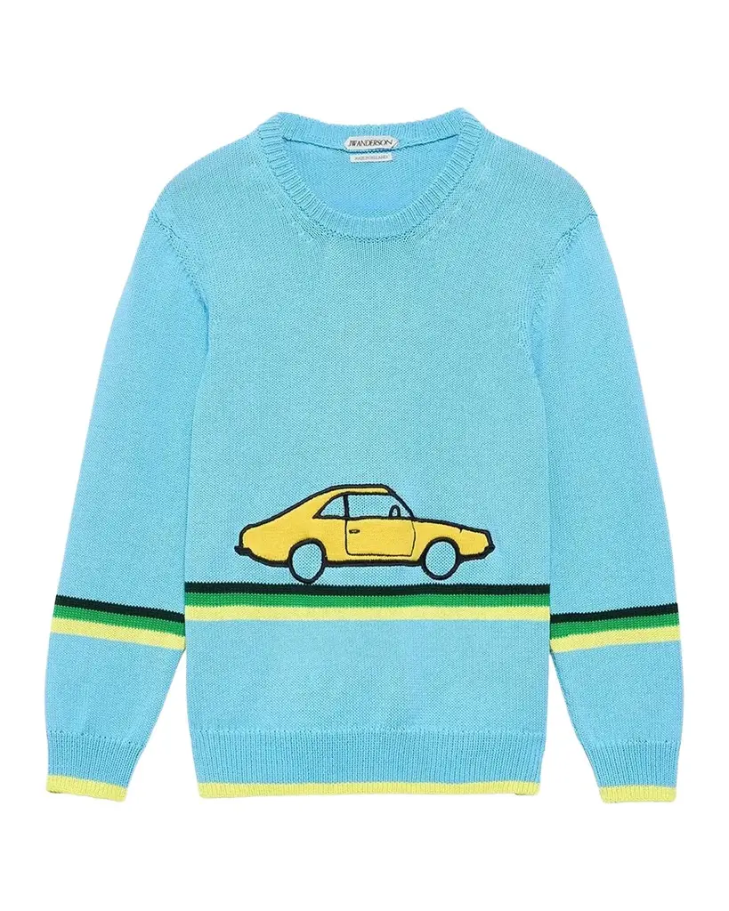 JW Anderson Car Knit Cotton Jumper