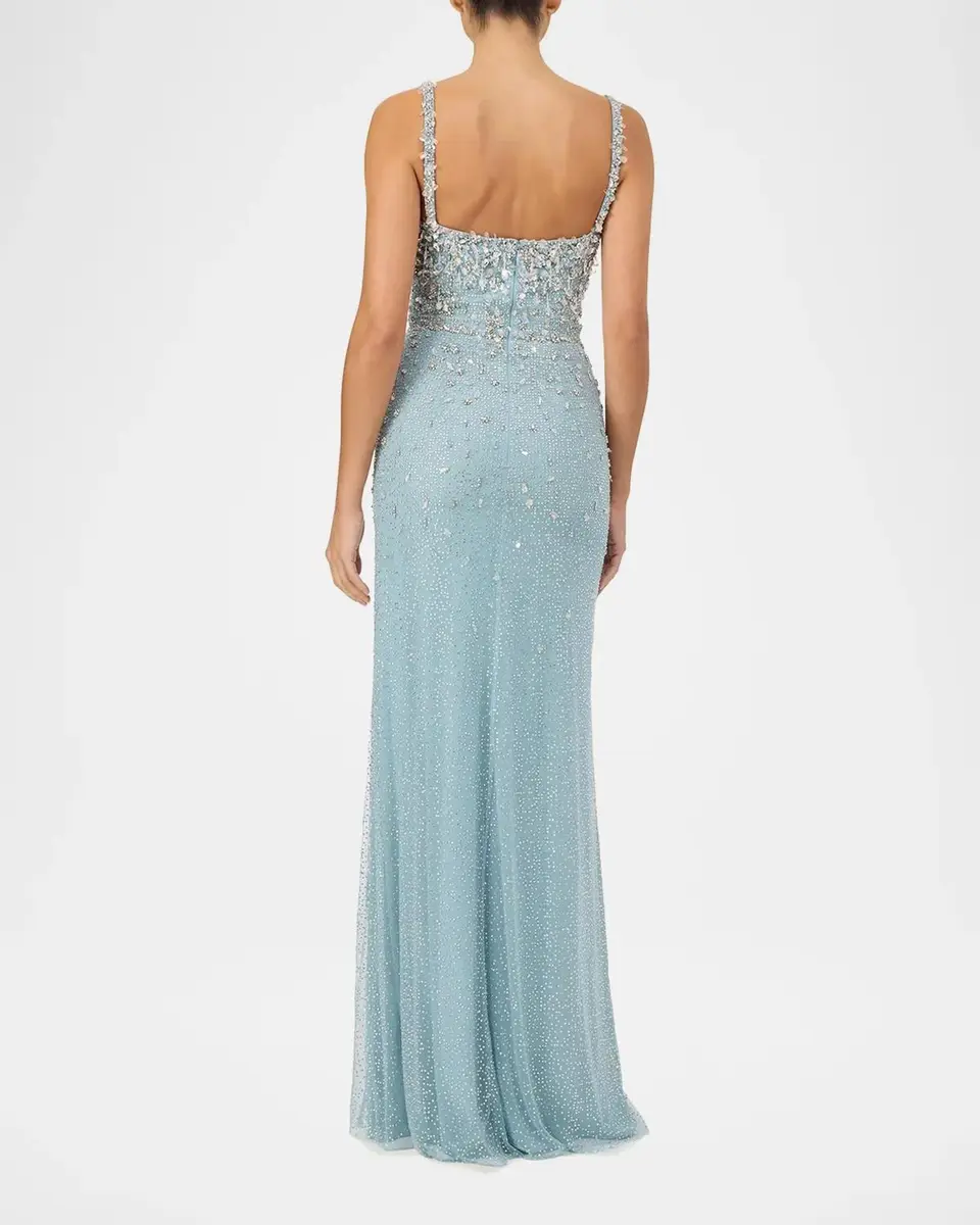 Jenny Packham Solstice Degrade Embellished Sleeveless Column Gown | Thumbnail 3 Jenny Packham Solstice Degrade Embellished Sleeveless Column Gown | Thumbnail 3