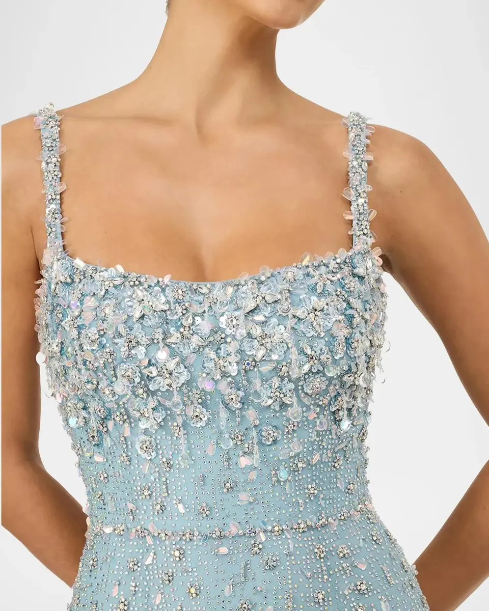 Jenny Packham Solstice Degrade Embellished Sleeveless Column Gown | Thumbnail 4 Jenny Packham Solstice Degrade Embellished Sleeveless Column Gown | Thumbnail 4