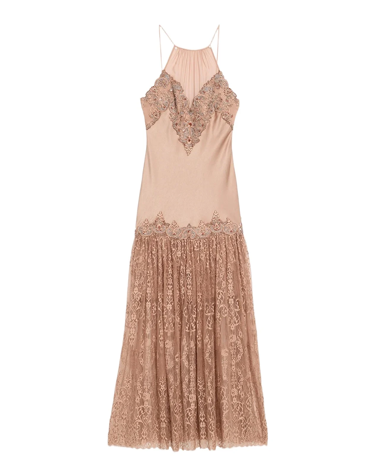Chelsea Backless Lace Combo Maxi Dress Chelsea Backless Lace Combo Maxi Dress