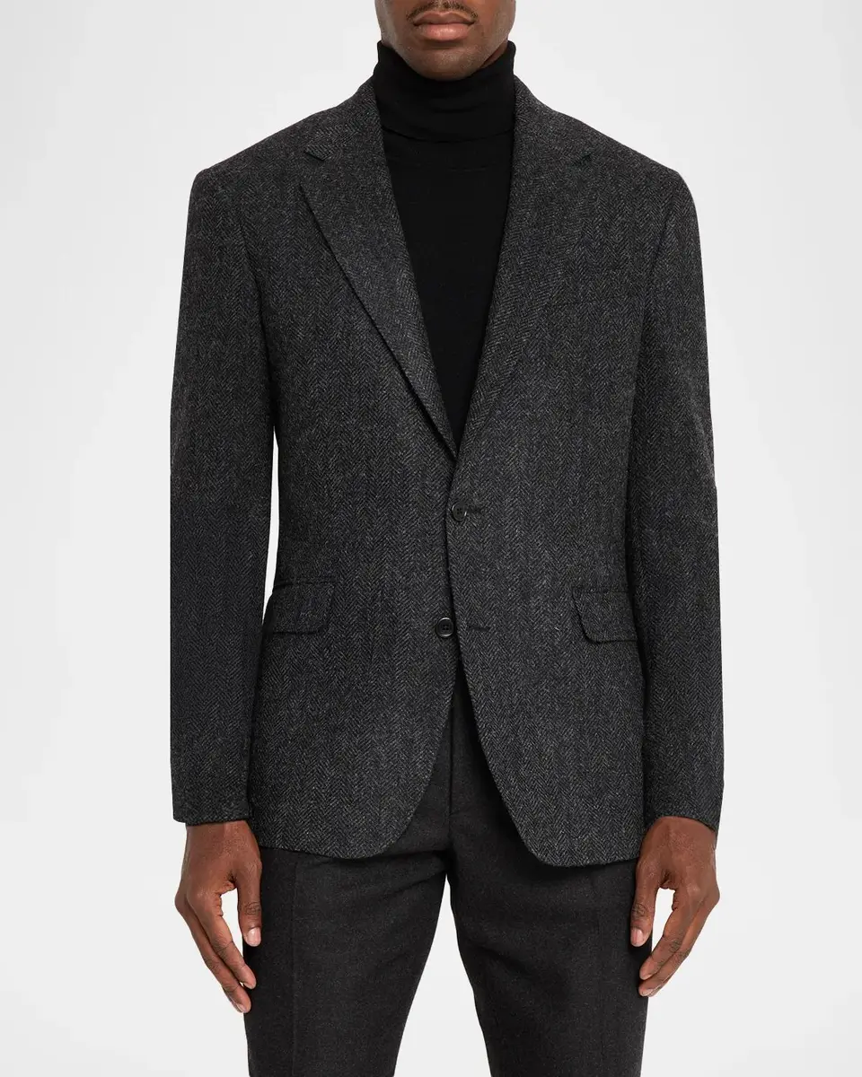 Polo Ralph Lauren Men's Herringbone Tailored-Fit Sport Jacket | Thumbnail 4 Polo Ralph Lauren Men's Herringbone Tailored-Fit Sport Jacket | Thumbnail 4