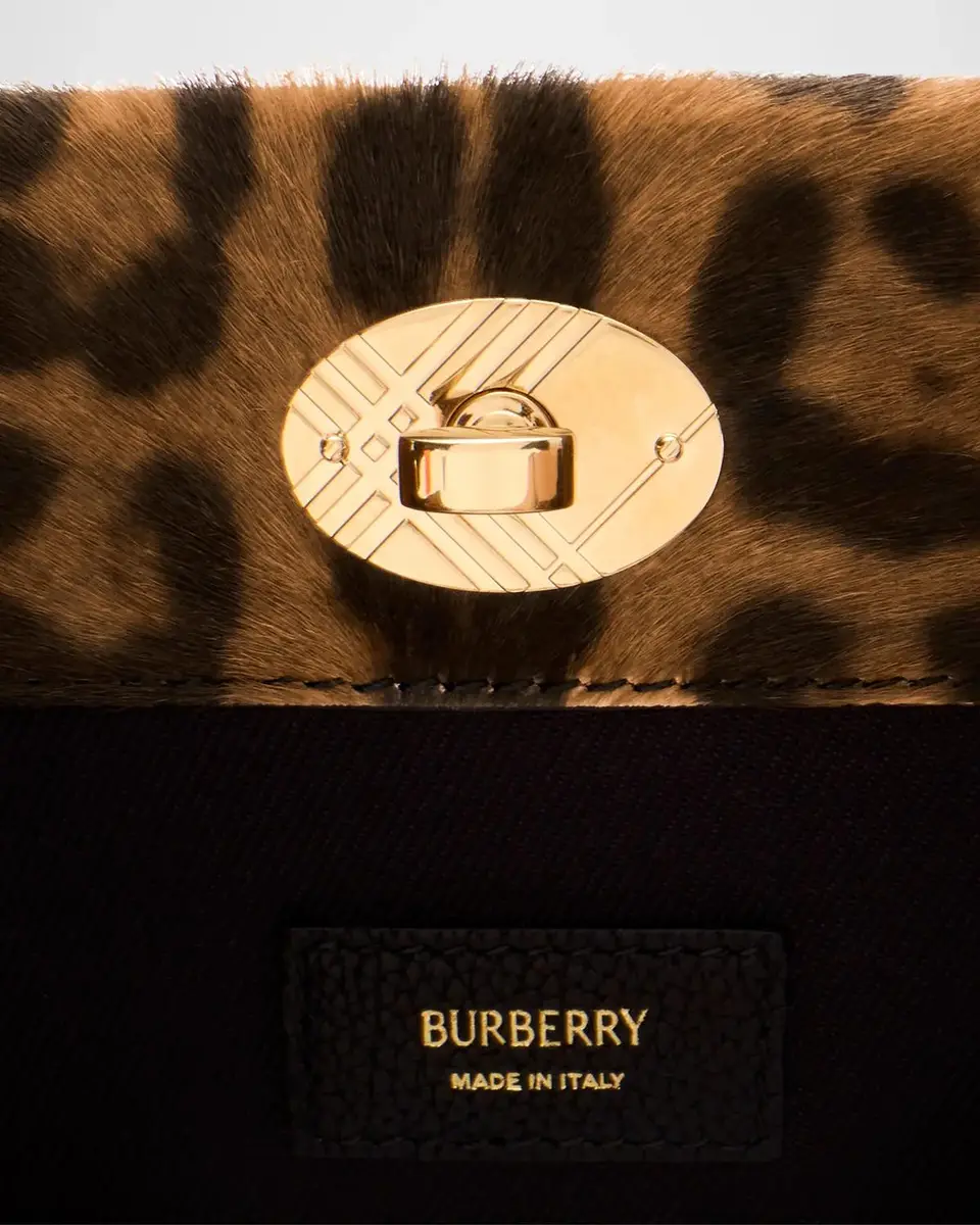 Burberry Cotswolds Leopard-Print Calf Hair Pouch Bag | Thumbnail 6 Burberry Cotswolds Leopard-Print Calf Hair Pouch Bag | Thumbnail 6