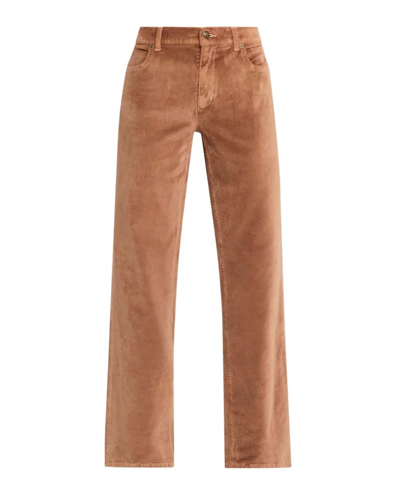 Ruby Straight-Leg Stretch Cotton Pants