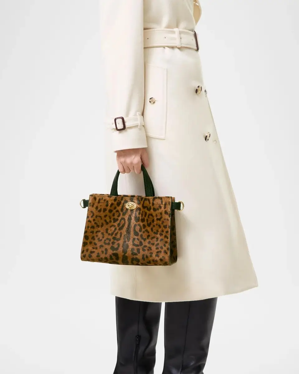 Burberry Cotswolds Leopard-Print Calf Hair Tote Bag | Thumbnail 2 Burberry Cotswolds Leopard-Print Calf Hair Tote Bag | Thumbnail 2