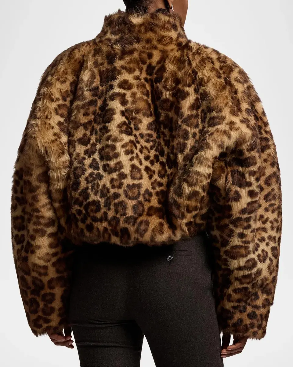 Ralph Lauren Collection Balvin Leopard-Print Lamb Shearling Coat | Thumbnail 3 Ralph Lauren Collection Balvin Leopard-Print Lamb Shearling Coat | Thumbnail 3