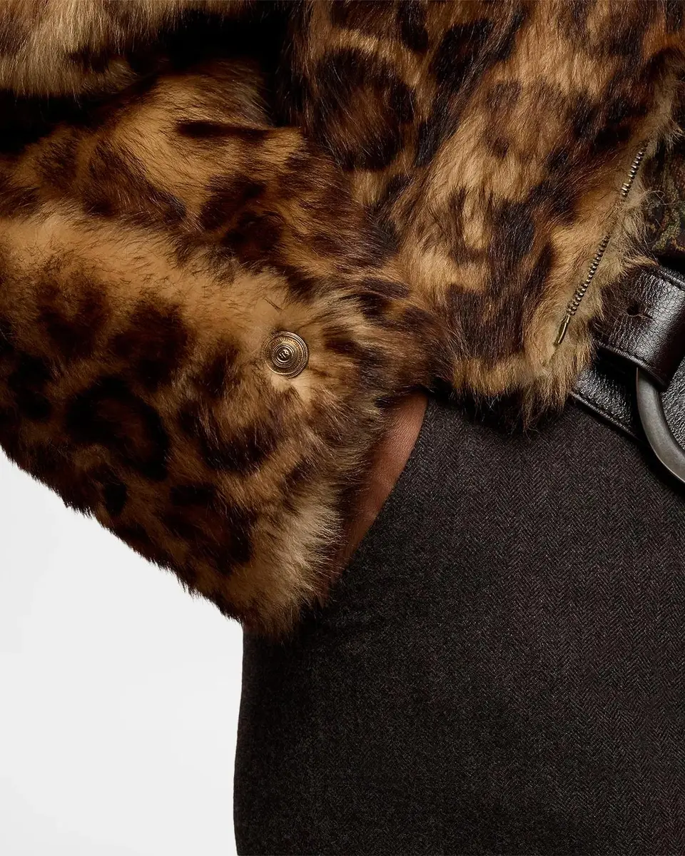 Ralph Lauren Collection Balvin Leopard-Print Lamb Shearling Coat | Thumbnail 6 Ralph Lauren Collection Balvin Leopard-Print Lamb Shearling Coat | Thumbnail 6
