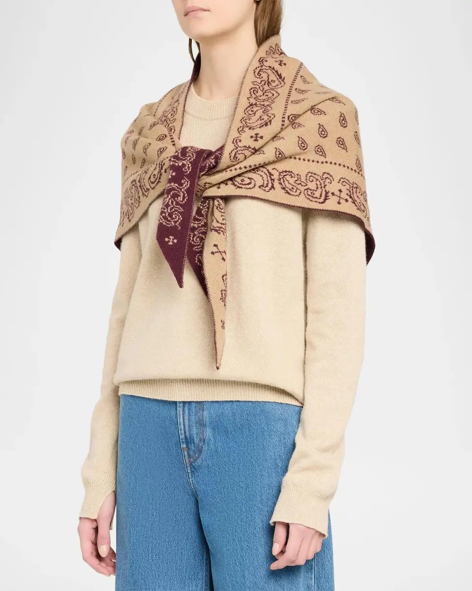 Guest In Residence The Wild Rag Cashmere Scarf | Thumbnail 3 Guest In Residence The Wild Rag Cashmere Scarf | Thumbnail 3