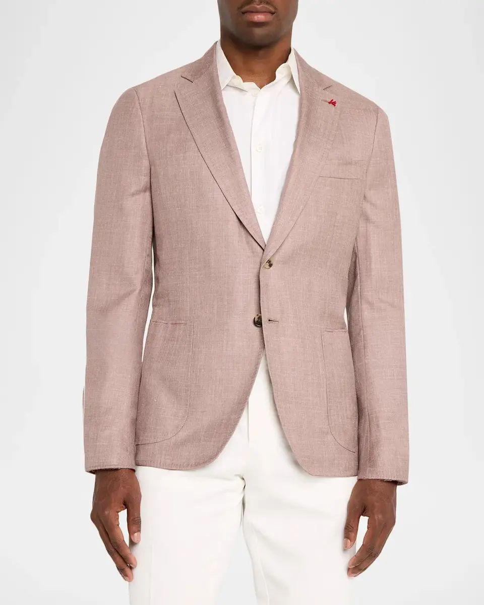 Isaia Men's Cashmere-Blend Sport Coat | Thumbnail 4 Isaia Men's Cashmere-Blend Sport Coat | Thumbnail 4